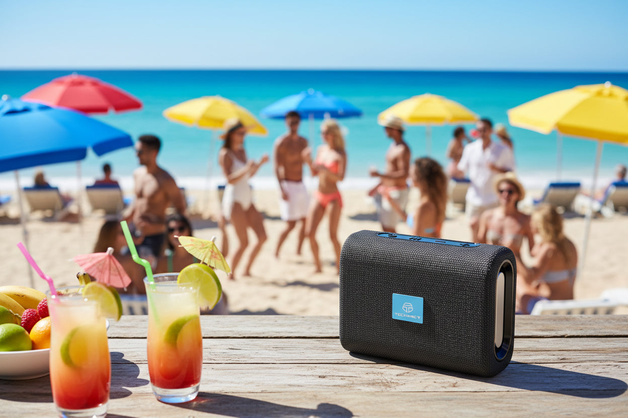 Altavoz Bluetooth Inalámbrico Techancy TH2630 – Sonido Potente, Batería Integrada y Conexión TWS