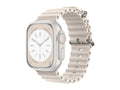 Correa de Silicona Blanca Techancy KC2122 para Apple Watch 42/44/45/49mm – Cómoda y Resistente